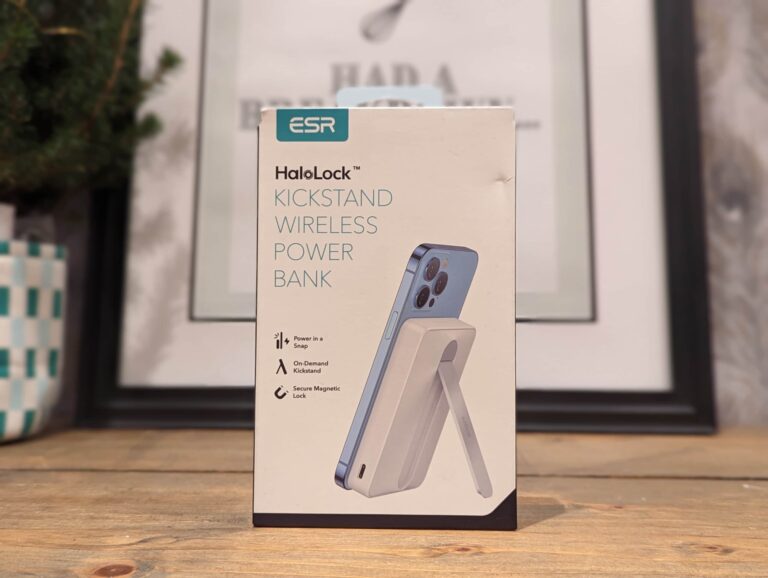 ESR HaloLock Kickstand MagSafe Wireless Power Bank for iPhone 12/13/14 Review