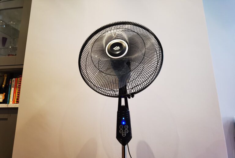 GeoSmartPro AirGo Smart Fan Review – App controlled fan awarded a quiet mark rating that isn’t very quiet.