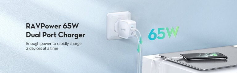 RAVPower PD Pioneer 65W 2-Port GaN Wall Charger Review – A bargain compared to the Apple 61W USB‑C Power Adapter