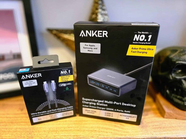 Anker Prime 200W GaN Charging Station Review + Anker Prime 240W USB-C Charging Cable