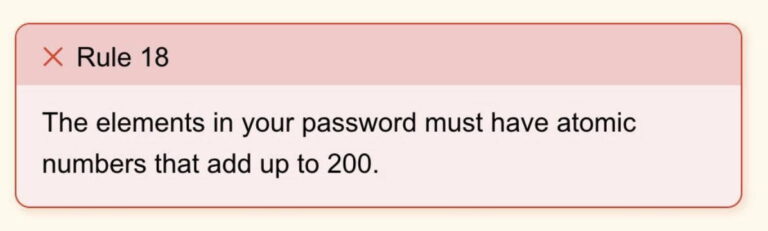 How to do rule 18 in the Password Game