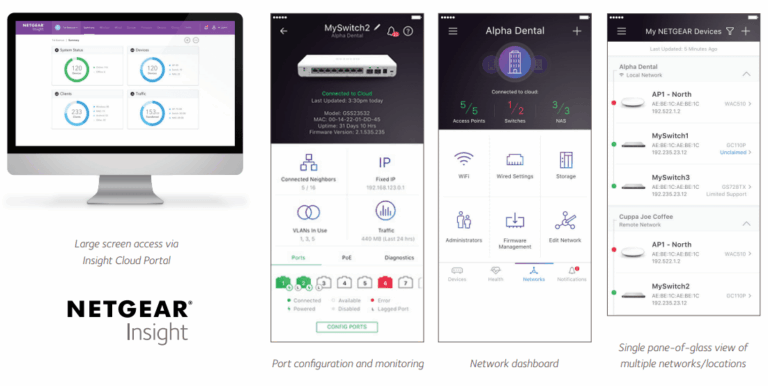 Netgear Insight Managed Smart Cloud Switch & Access Point Review (GC510PP & WAC505)