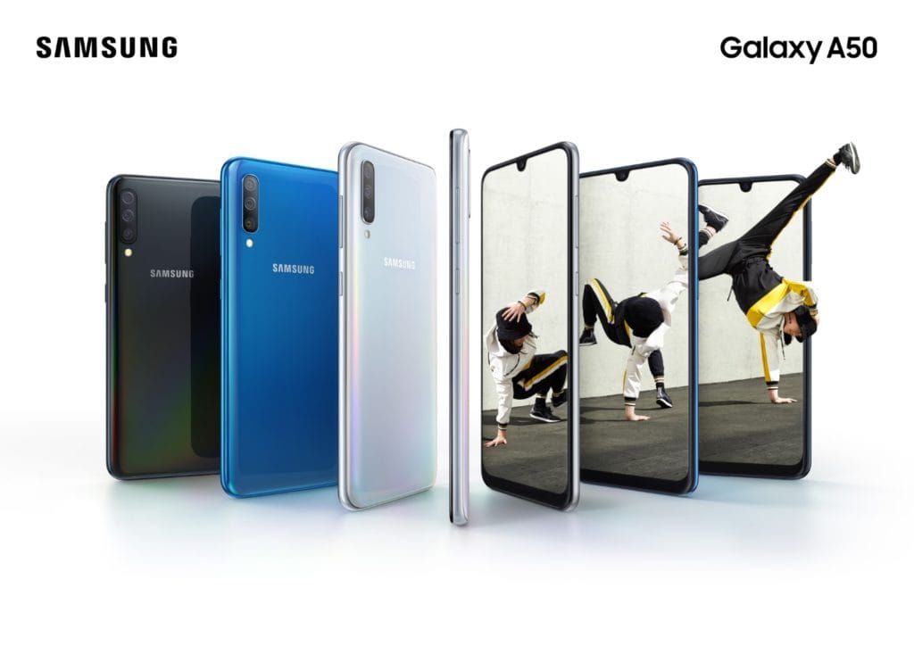 Samsung Galaxy A80 vs Galaxy A70 vs Galaxy A50 – A comparison of the Samsung A series 5 01 Galaxy A50 Lifestyle KV combo blackbluewhite 2P 1024x724 1