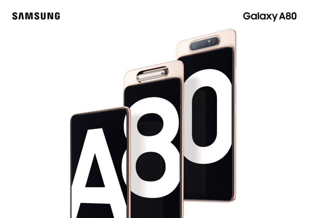 Samsung Galaxy A80 vs Galaxy A70 vs Galaxy A50 – A comparison of the Samsung A series 2 04 Galaxy A80 Product KV Gold 2P 1024x724 1