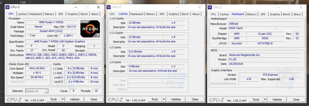 AMD Ryzen 7 4700G Renoir APU CPUz 3 1024x353 1