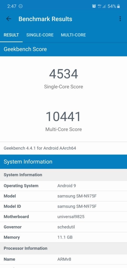 Samsung Exynos 9825 vs Exynos 9820 vs Snapdragon 855 - Exynos 9825 offers little if any improvement on the Note 10 vs Galaxy S10 4 Exynos 485x1024 1