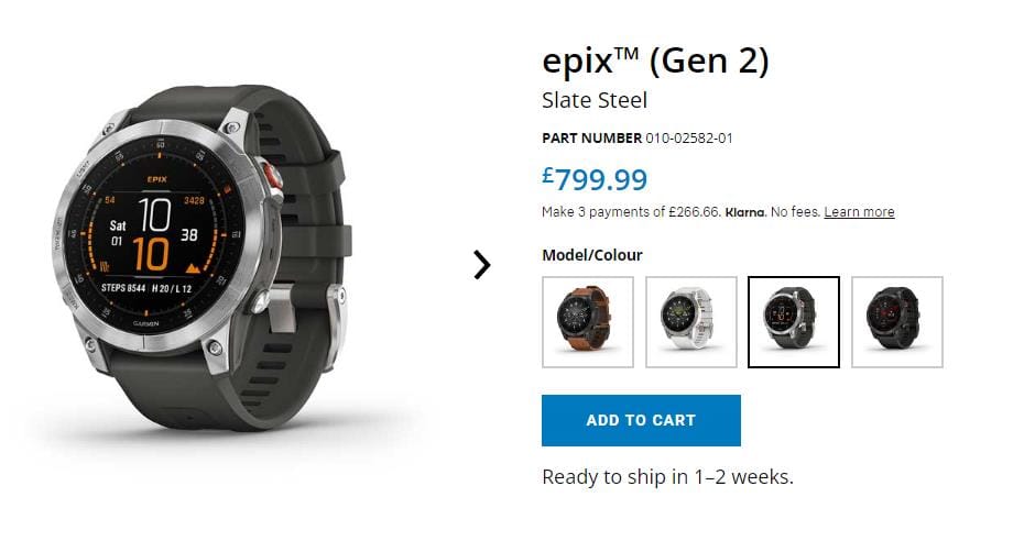 Garmin Epix 2 Buy Now