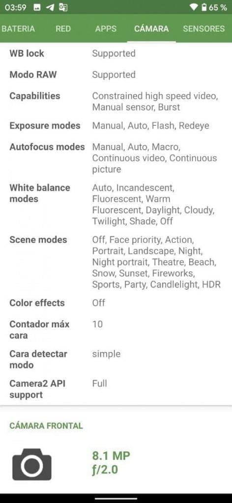 Google Pixel 4a vs 3a Benchmarks, Specification and Price 3 Google Pixel 4a Camera Specs DevCheck 2 472x1024 1