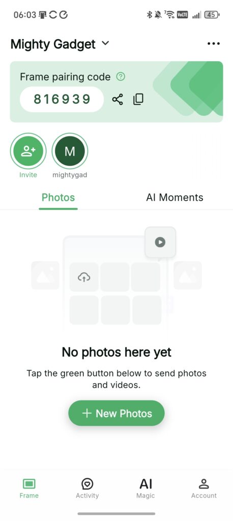 Homture Magic Frame Review - Digital photo frame with AI-generated videos 8 Homture Magic Frame Review App 6