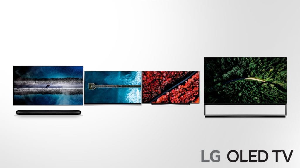 LG will launch TVs with HDMI 2.1 with support for 120fps & eARC plus new 8K TVs at CES 2019 3 LG OLED TV 2019 adopting more powerful AI 4 W9 E9 C9 Z9 from the left side 1024x576 1
