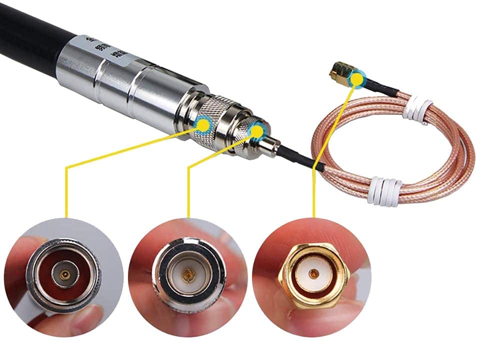 Helium Hotspot Antenna Upgrade Guide – 8dbi vs 5.8dbi vs 3dbi - Which cables & connectors to choose to reduce signal loss? 7 N Type Connections