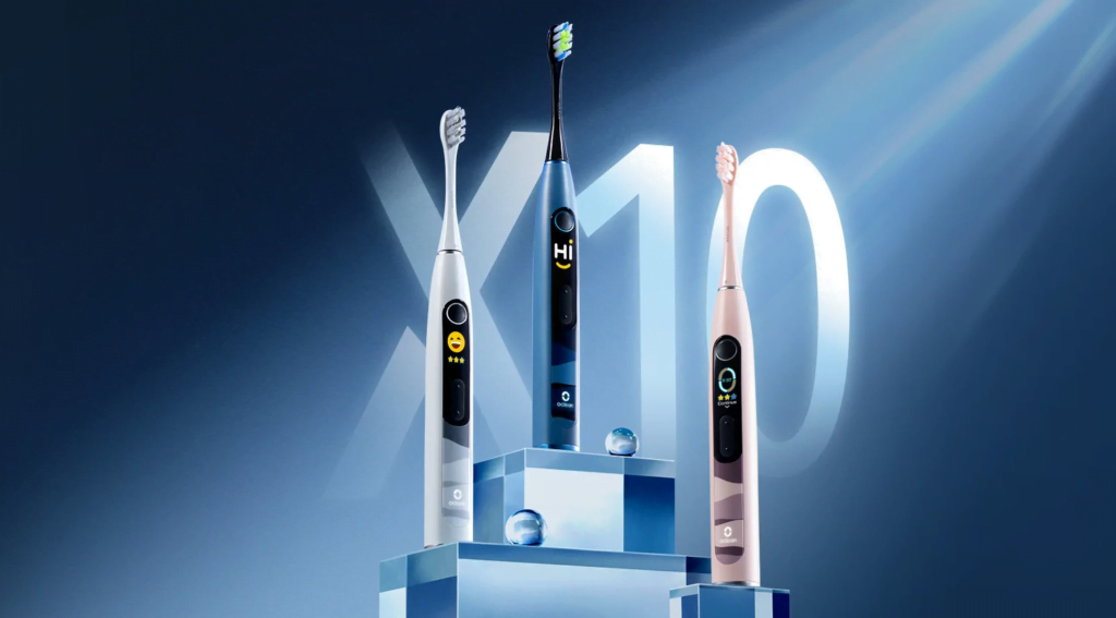 Oclean X10 vs X Pro Elite vs X Pro Smart Electric Toothbrushes 2 Oclean X10 Smart Electric Toothbrush2 1024x567 1