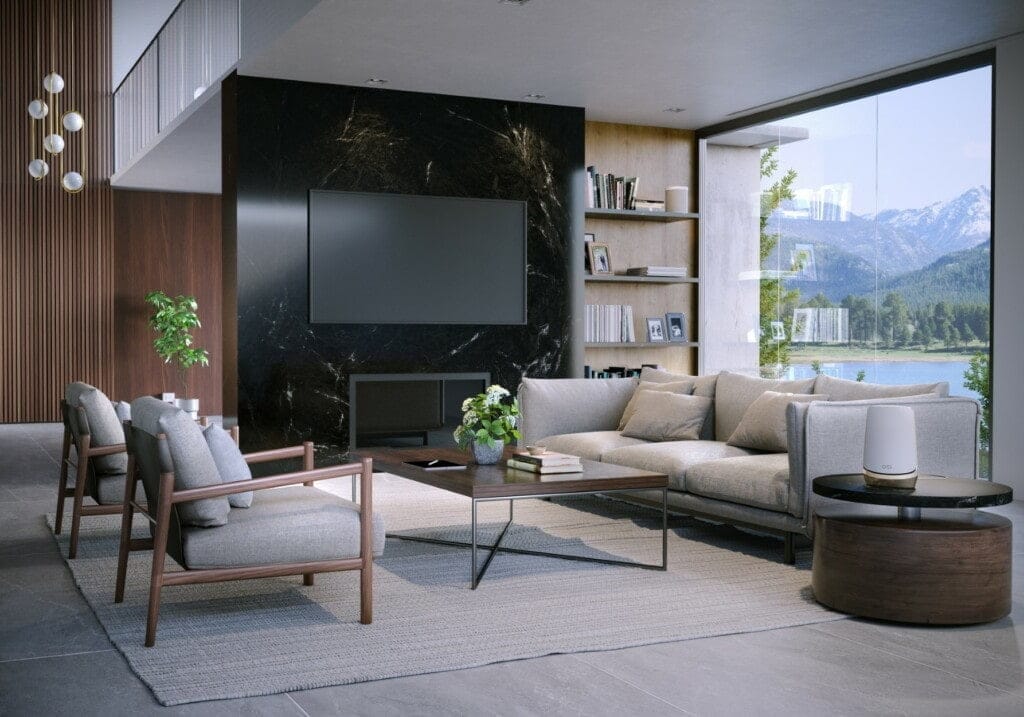 Netgear RBKE960 Orbi Mesh WiFi 6E System Announced For £1.5k – Quad-band vs Tri-band TP-Link Deco X96 2 OrbiRBKE960 Lifestyle Lake 1024x717 1