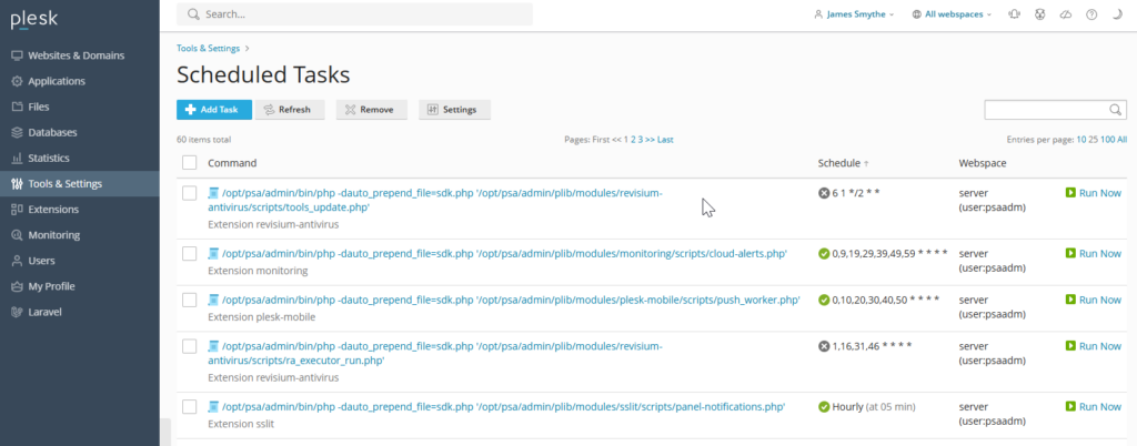 Scheduling Guide: WordPress Cron vs Action Scheduler vs Plesk Cron vs Server Cron 4 Plesk Cron 1024x402 1