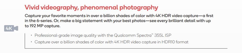 Qualcomm Snapdragon 690 vs 675 vs 670 vs SD 720 vs SD 765G – A new budget 5G chipset with Cortex A77 6 Qualcomm Snapdragon 690 camera