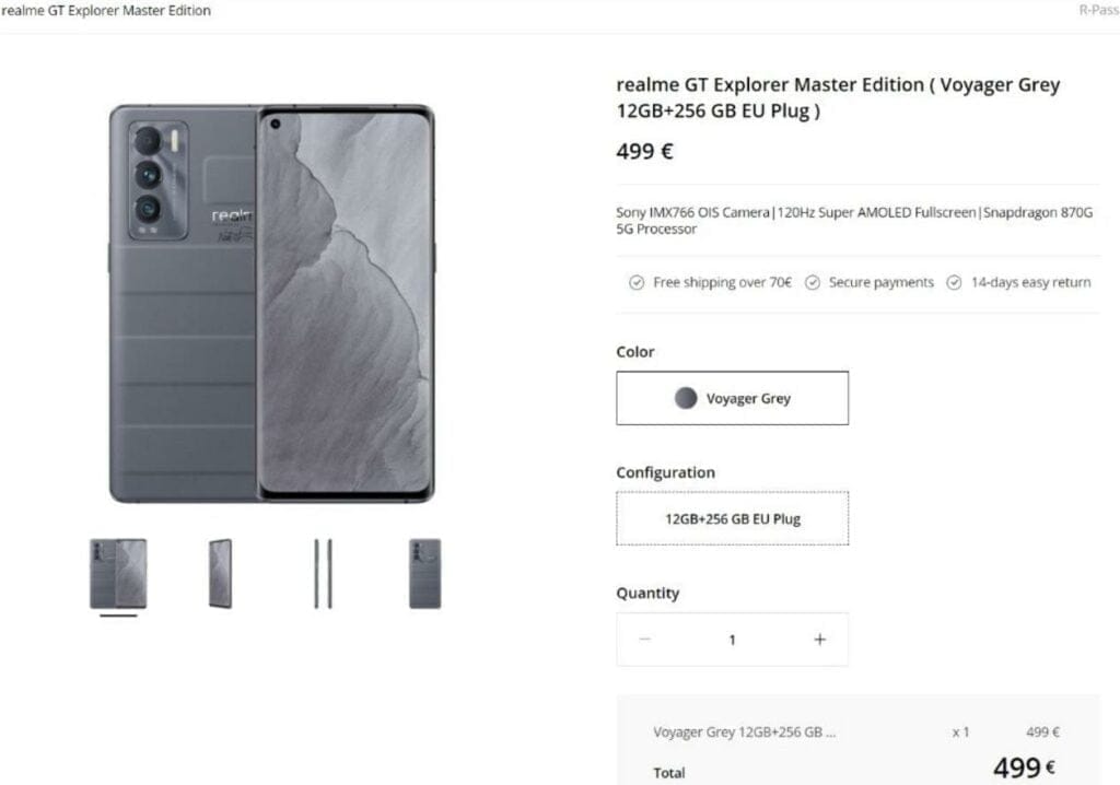 Realme GT Master Explorer vs OnePlus Nord 2 Specifications Compared – Is the Realme GT Master Explorer a better buy? 2 Realme GT Master Explorer Edition 1024x718 1