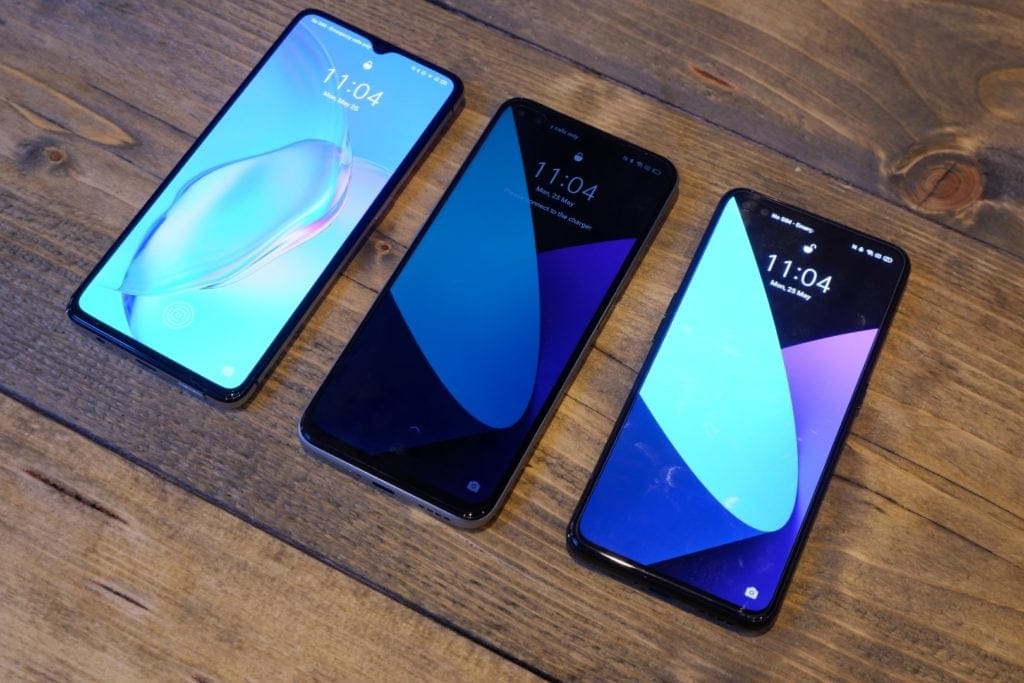 Realme X2 Pro vs X3superzoom vs X50Pro display 1024x683 1