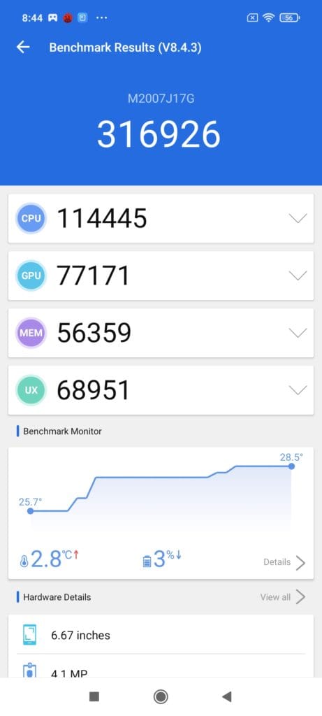 Mediatek Dimensity 800U vs 800 & 720 vs Qualcomm Snapdragon 750G Compared – How does the Realme 7 5G performance to Realme V5 & Xiaomi Mi 10T Lite 5G? 9 Screenshot 2020 11 20 08 44 03 474 com.antutu.ABenchMark 461x1024 1
