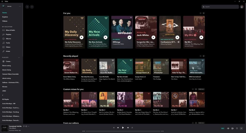 Spotify vs Amazon Music vs Tidal vs Deezer vs YouTube Music Streaming Comparison 2 TIDAL JGZV2IdERT 1024x557 1