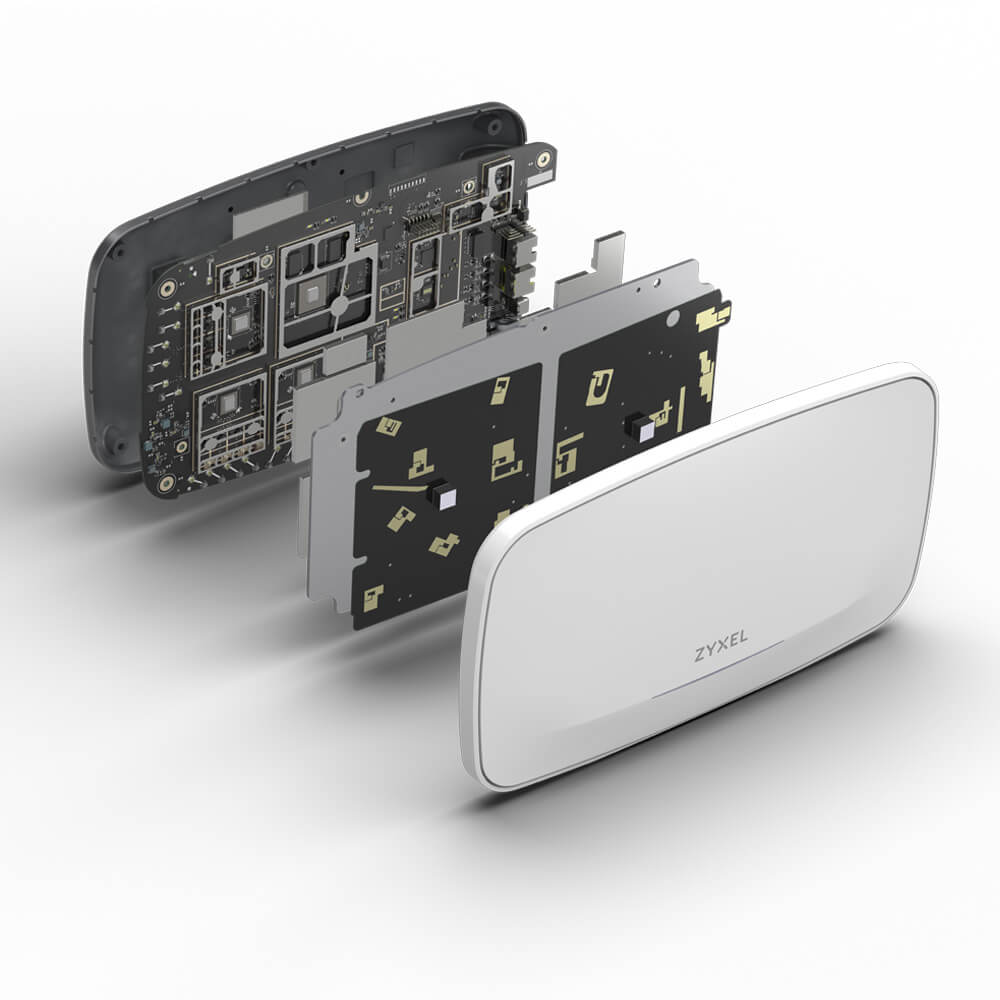 High-Performance WiFi 7 Access Point Comparison - EnGenius ECW536 vs Zyxel WBE660S vs Netgear WBE750 vs Ruijie Reyee RG-RAP73HD 5 Zyxel WBE660S Product Shots
