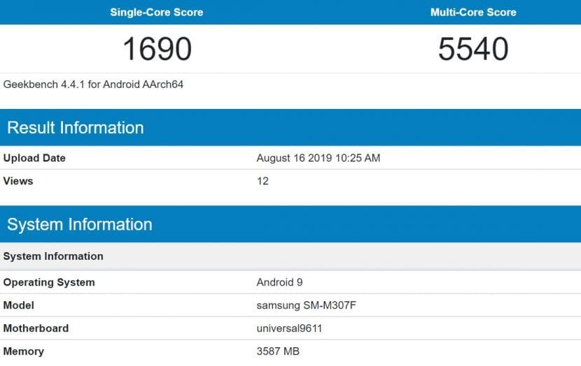 exynos 9611 geekbench