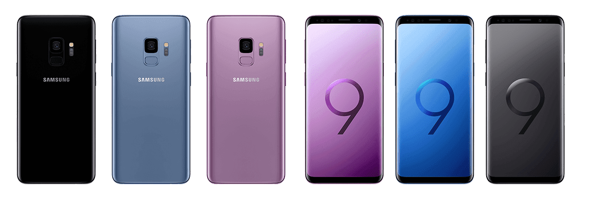 Samsung Galaxy S9 vs Sony Xperia XZ2 vs Asus ZenFone 5Z 2 galaxy s9 family shot