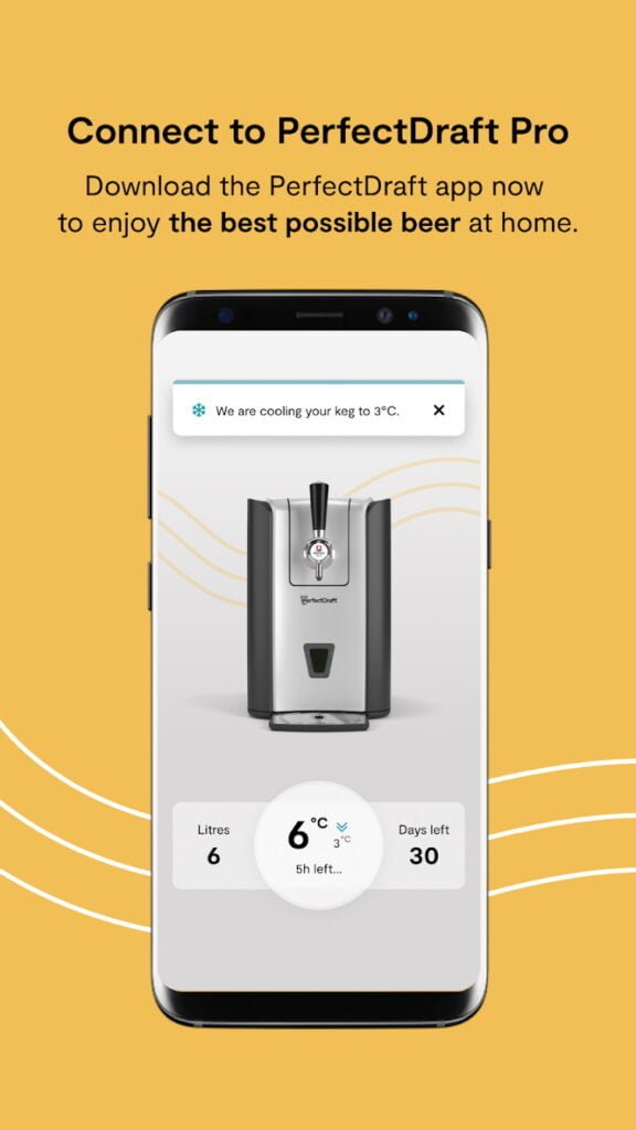 PerfectDraft Pro vs PerfectDraft Draft Beer Machine at Home Comparison – What is different? 4 perfectdraft app2 576x1024 1