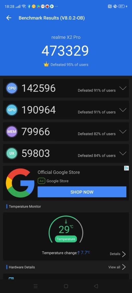 Qualcomm Snapdragon 855 Plus vs 855 vs Snapdragon 730 vs 730G – Antutu, Geekbench & 3Dmark Benchmark Scores 2 realme-x2-pro-Antutu
