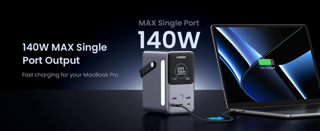 UGREEN Introduces 300W 48000mAh Portable Charger for Enhanced Mobile Power 3 3 Ugreen 300W 48000mAh Portable Charger 1024x420 1