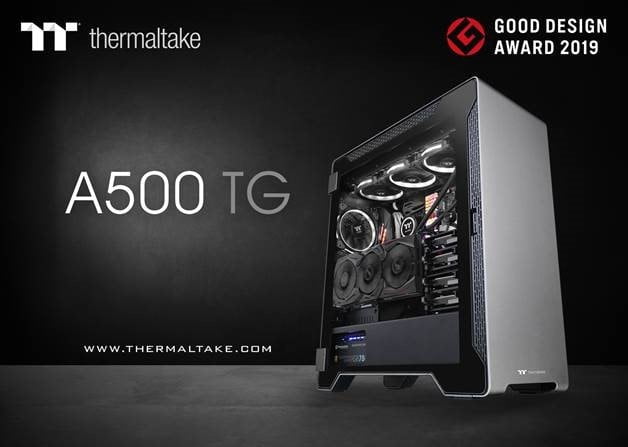 Thermaltake wins the “2019 Good Design Award” for A500 TG Aluminium Chasis 2 A500