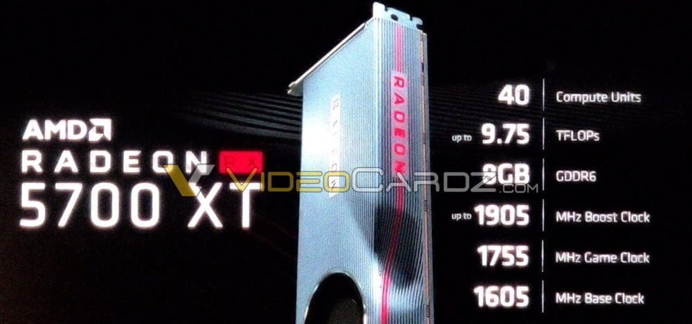 AMD Radeon RX 5700XT Navi Specifications 1000x469 1