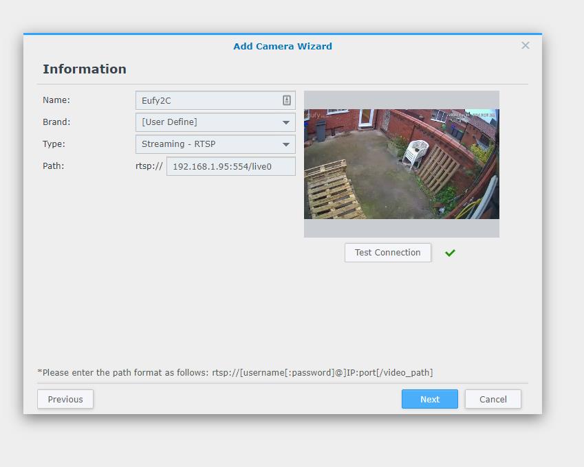 Anker Eufy RTSP feed