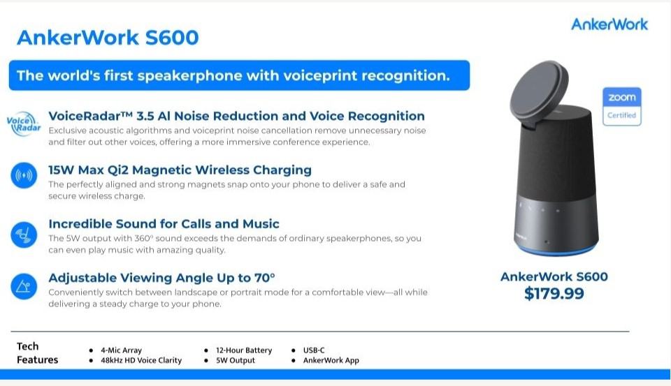 AnkerWork S600