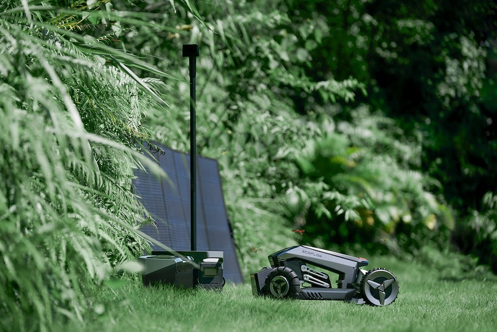 EcoFlow Blade robotic lawn-sweeping mower launched for £2,699 5 BLADE With Smart Extra Battery Solar 1024x683 1