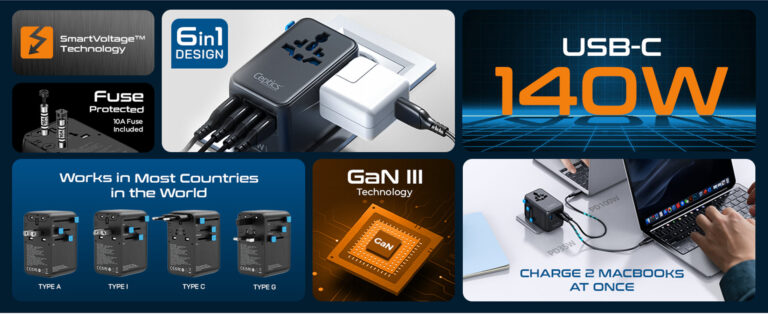 Ceptics 140W Universal Travel Adapter Review