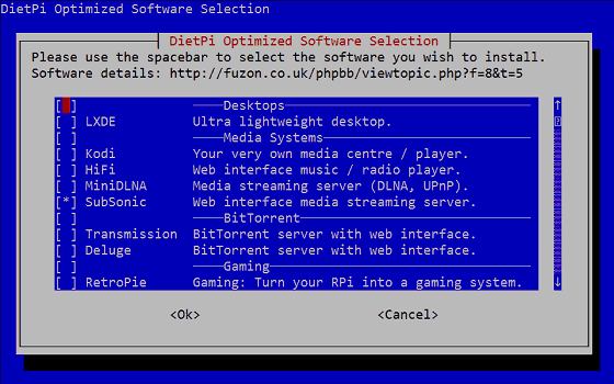 DietPi Software