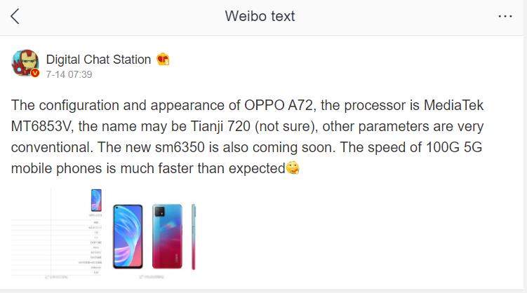 Roadmap shows MediaTek Dimensity 600 coming soon Dimensity 400 by the end of the year. No word on Dimensity 720. Qualcomm Snapdragon 662 & 460 in 2020 3 DigitalChatStation