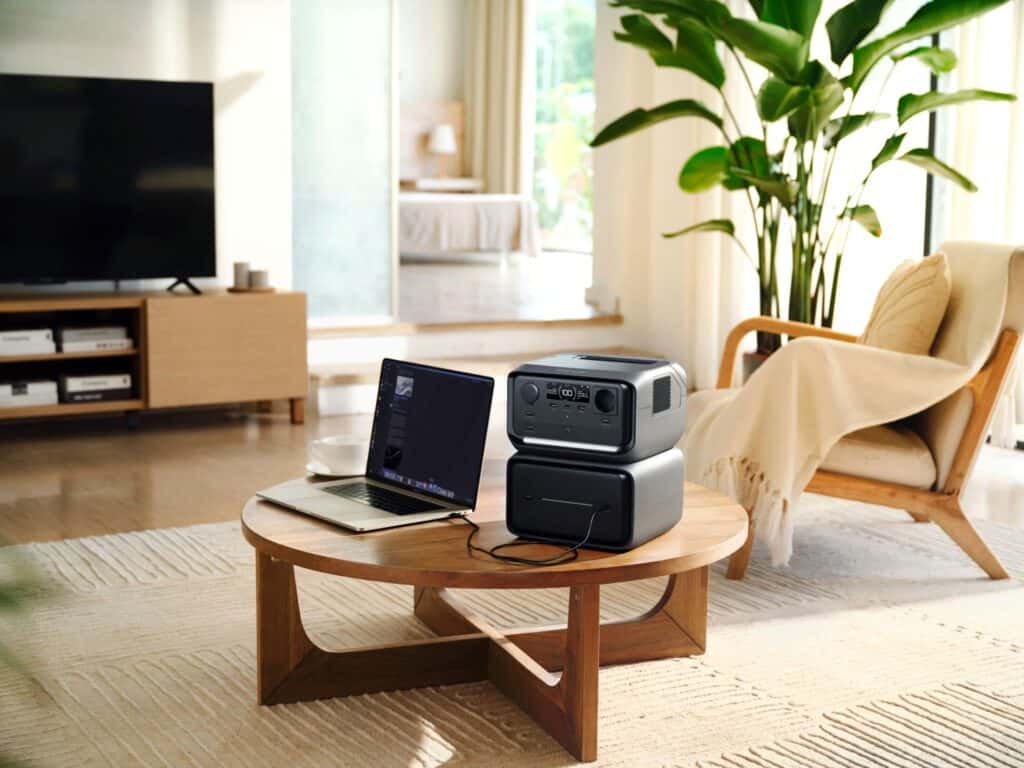 EcoFlow Unveils RIVER 3 Series: Compact portable power stations 20% smaller than RIVER 2 3 EcoFlow RIVER 3 Max Portable Power Station Living Room 1024x768 1