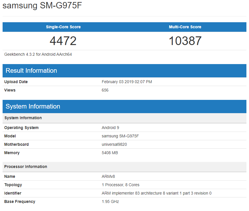Samsung Galaxy S10 specification, benchmarks & prices revealed 2 Exynos 9820 Geekbench benchmarks