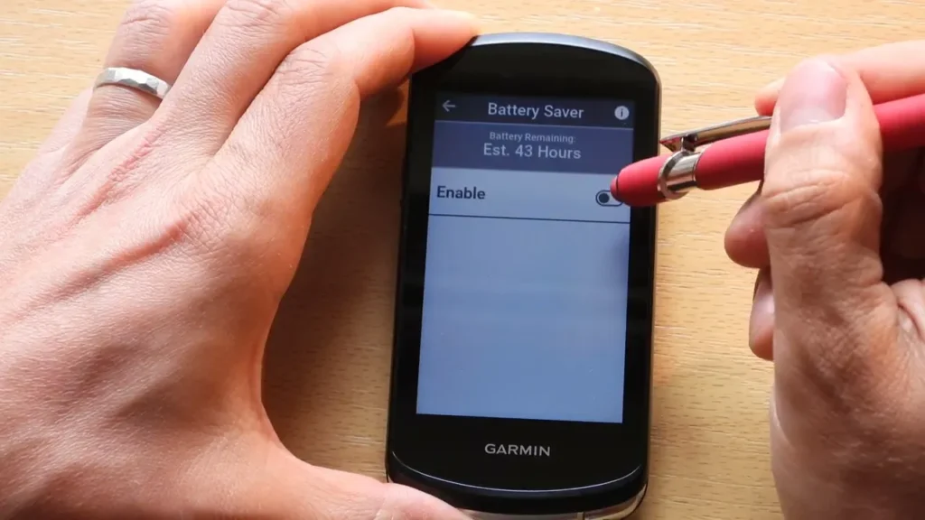 Garmin Edge 1040 menu walkthrough – part 2. Top menu and battery saver 1024x576 1