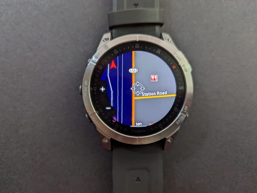 What is Dual Frequency/Multiband GNSS on a Garmin Sports Watch? 2 Garmin Epix 2 Maps 1024x771 1