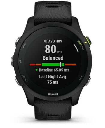 Garmin Forerunner 255HRV Status