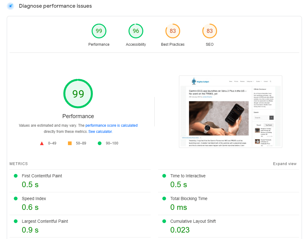 Google Page Speed