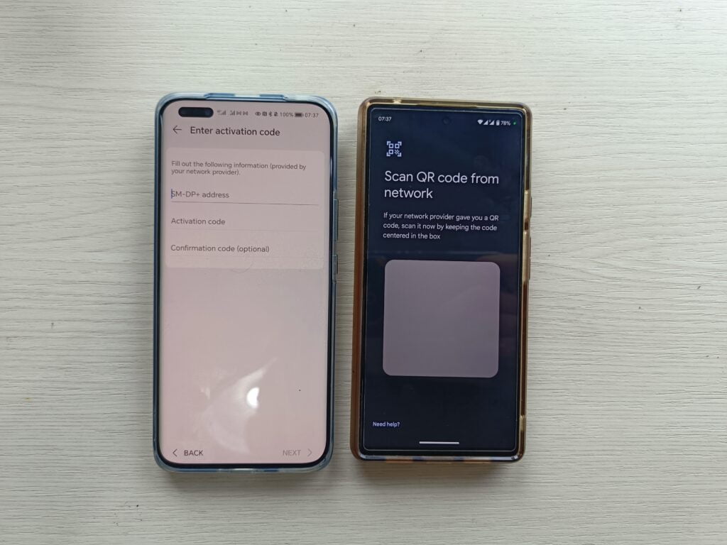 UK eSIM Providers - How To Get An eSIM with a UK Mobile Network 2 How To Set Up An eSIM 1024x768 1