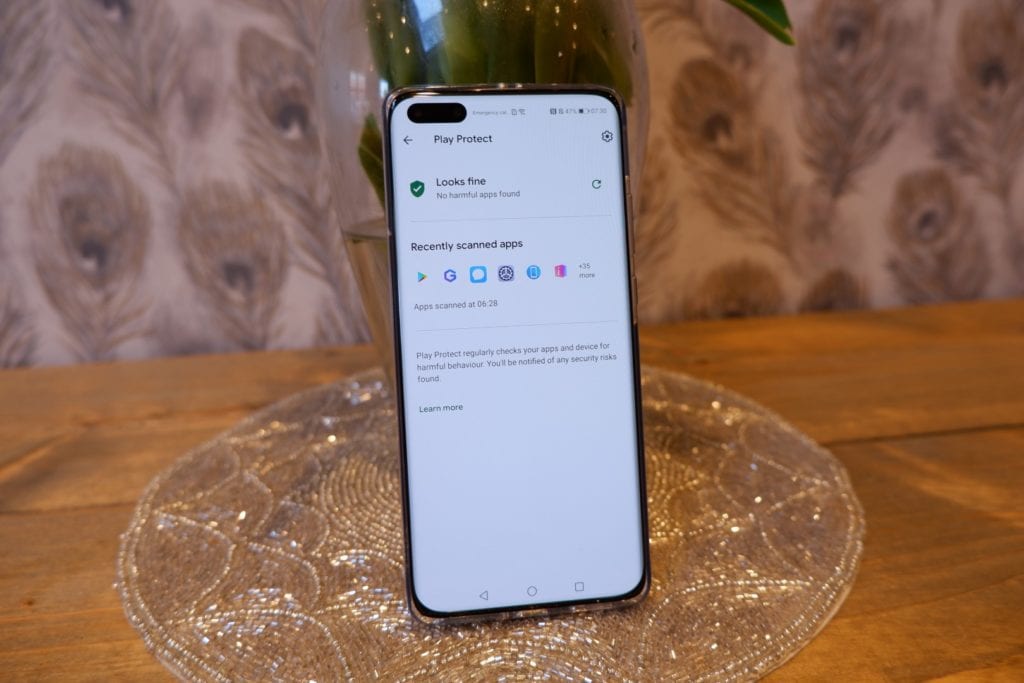 Huawei banned from using Google & other US tech until at least May 2021 2 Huawei P40 Pro Google Play Store Play Protect 1024x683 1