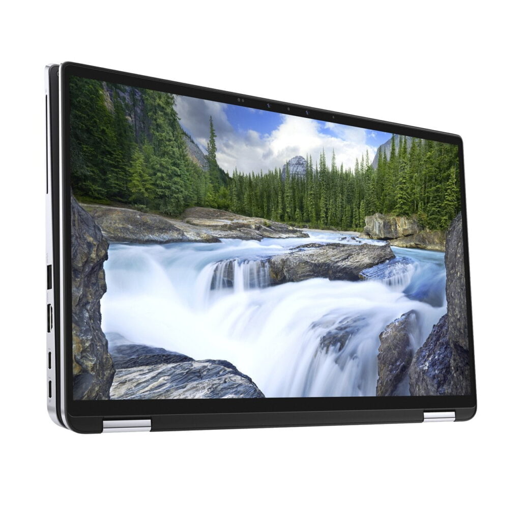Latitude 7400 2n1 angled standing
