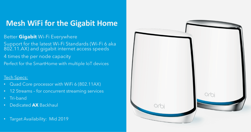 What is Wi-Fi 6 / 802.11ax and how will it improve your home Wi-Fi? 3 NetGear Orbi Wi Fi 6 802 11ax mesh 2 1024x539 1