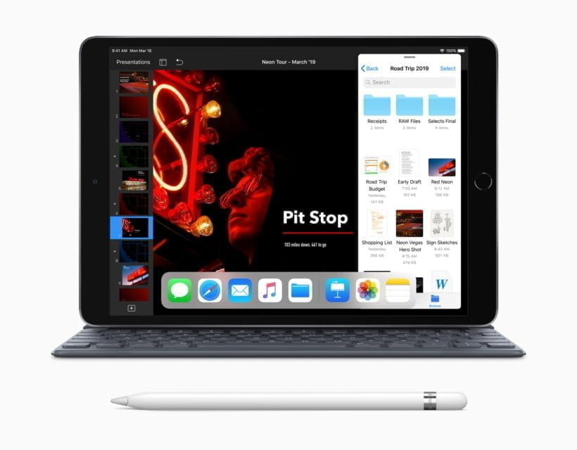 New iPad Air with Smart Keyboard Apple Pencil 03192019 big.large 2x 820x640 1