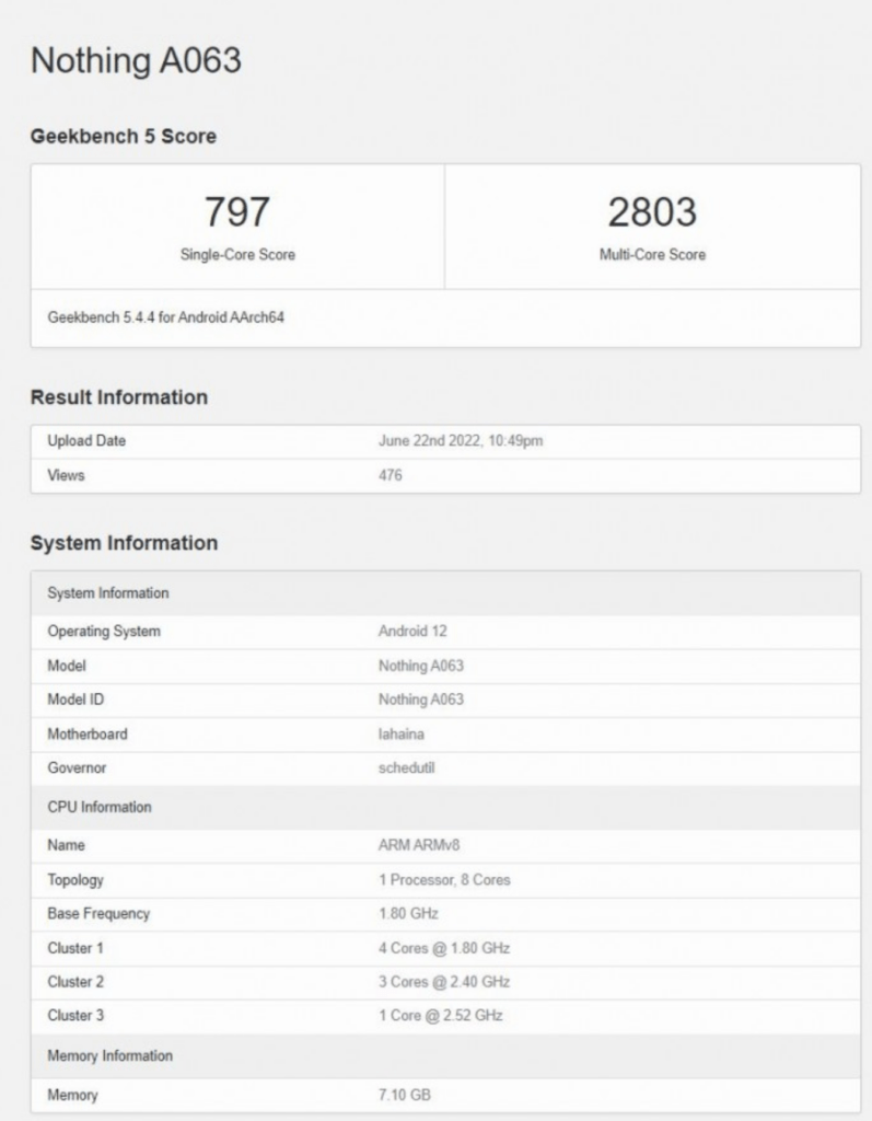 What can the Nothing Phone (1) offer? Is the Moto Edge 30 better? 5 Nothing GeekBench 797x1024 1
