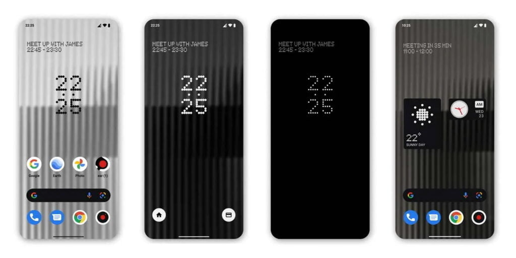 What can the Nothing Phone (1) offer? Is the Moto Edge 30 better? 2 Nothing Phone 1 launcher 1024x512 1